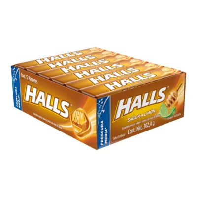 Halls Cuadretas Miel