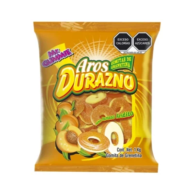 Mr Gummie Goma Aros Durazno