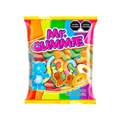 Mr Gummie Lombriz Neon
