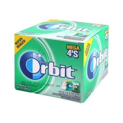 Orbit Chicle Conf 4 Pastillas Hierbabuena