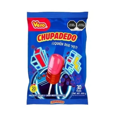 Vero Paleta Chupadedo Rojo