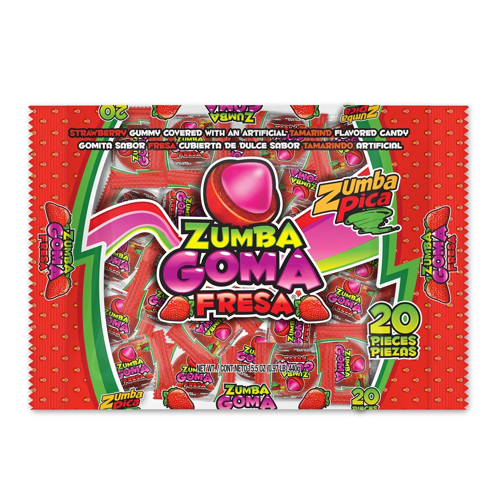 Zumba Goma Mix Fresa 1 Zumba Goma Mix Fresa